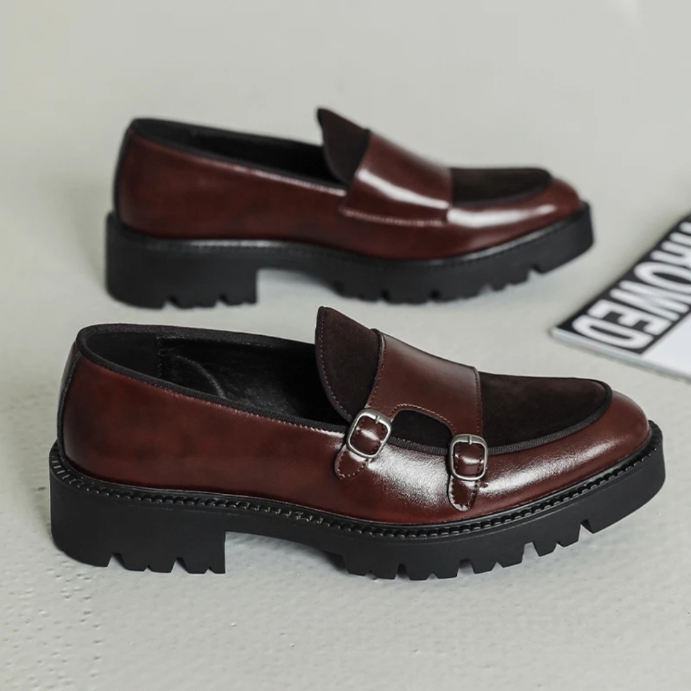 Brown Leather Men's Loafers